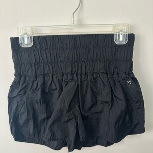 Free People Movement Black Women's Athletic Shorts